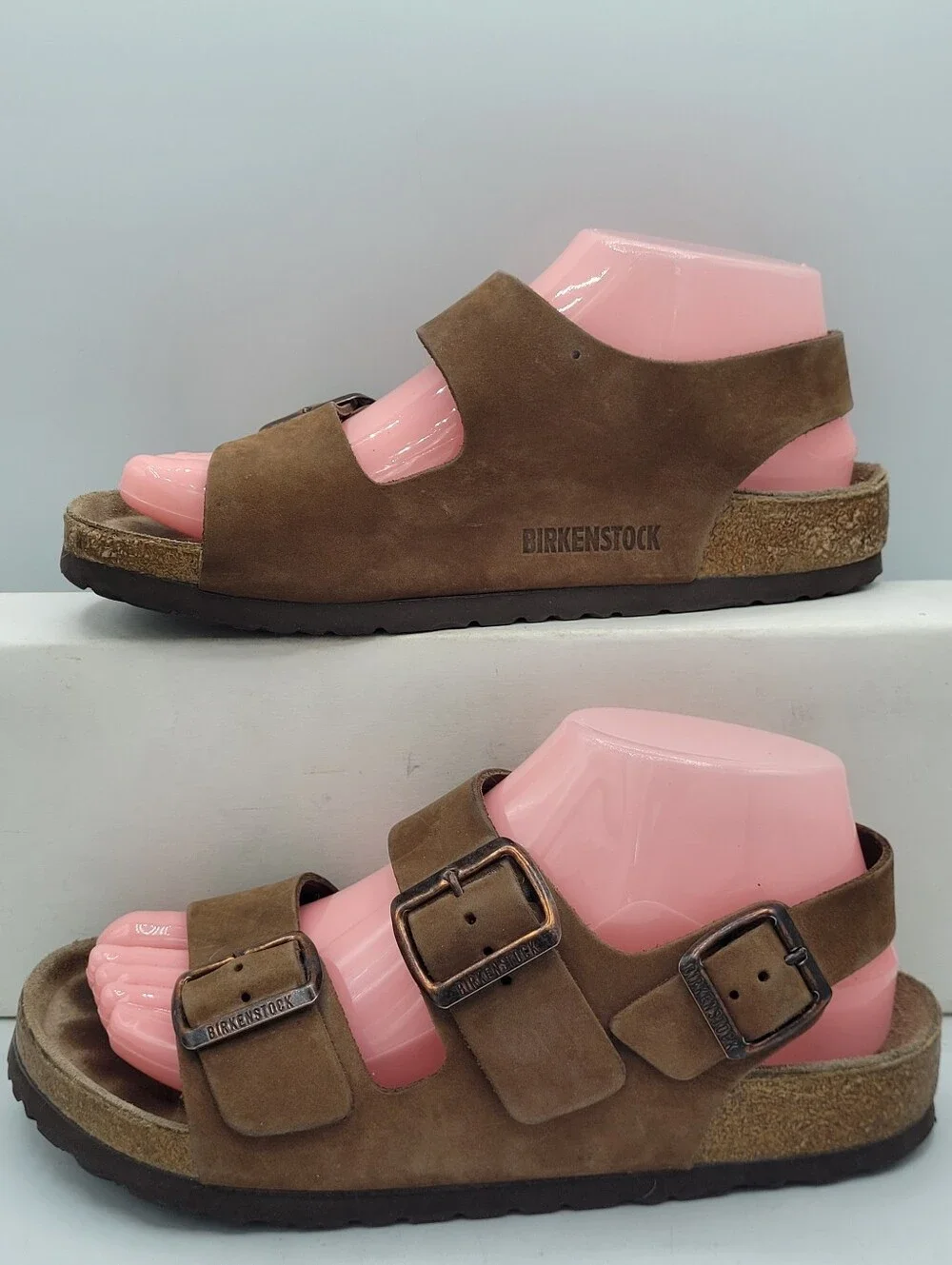 Birkenstock Milano Brown Suede Learher Sandals Kids Size Size 34 US Size 3 / 3.5